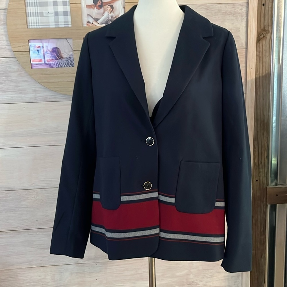🆕 Crown & Ivy Navy Sport Jacket M